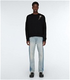 Alexander McQueen - Cut and Sew embellished sweatshirt