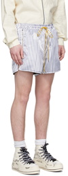 Rhude SSENSE Exclusive White Polyester Shorts