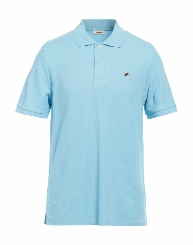 Photo: Sandro Mens Polo shirt Light in Blue