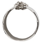 Alan Crocetti Silver Corset Ring