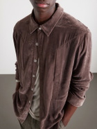 Rick Owens - Fogpocket Velour Jacket - Purple