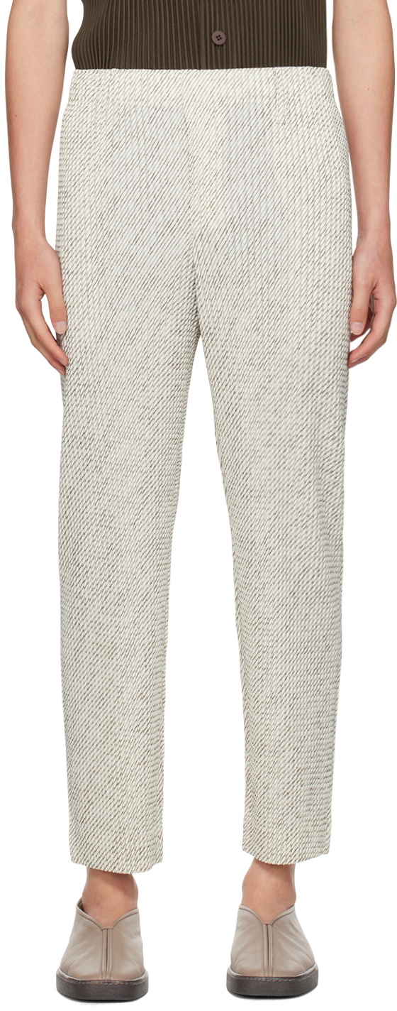 HOMME PLISSÉ ISSEY MIYAKE ジョガーパンツ 白 Homme Plissé Issey Miyake Designer Pants for Men | Nordstrom