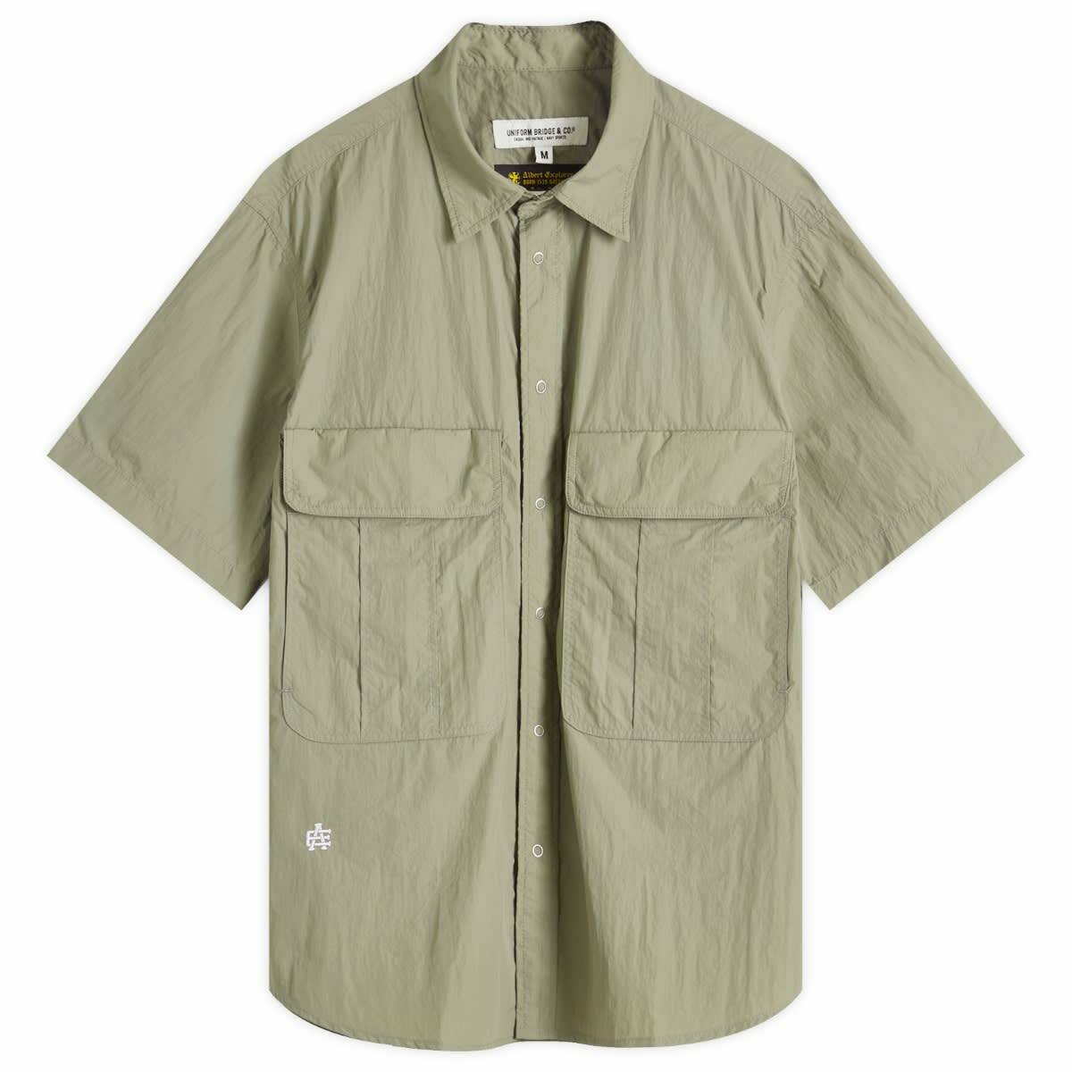 Uniform Bridge Men's AE BDU Short Sleeve Shirt in Greyish Green