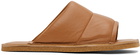 Dries Van Noten Tan Padded Sandals