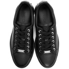 Jimmy Choo Black Leather Cash Sneakers