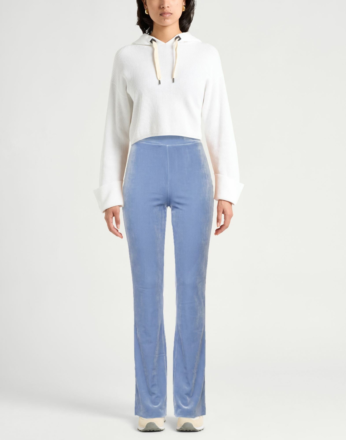 Chiara Boni La Petite Robe Womens Pants Light in Blue