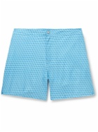 Peter Millar - Chiavari Cube Slim-Fit Shorth-Length Printed Swim Shorts - Blue