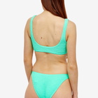 Alexander Wang Women's High Cut Bikini Bottom in Mint Julep