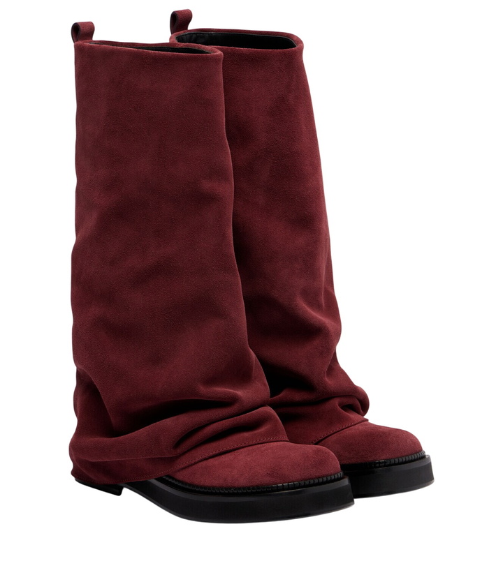 Photo: The Attico Robin suede knee-high boots