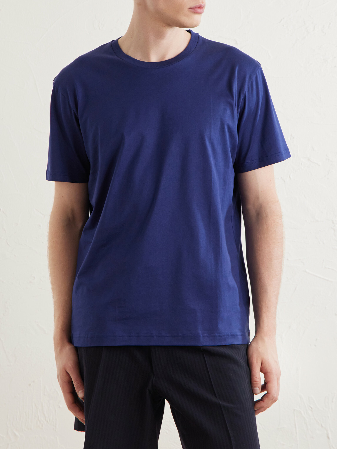 Sunspel - Riviera Cotton T-Shirt - Blue