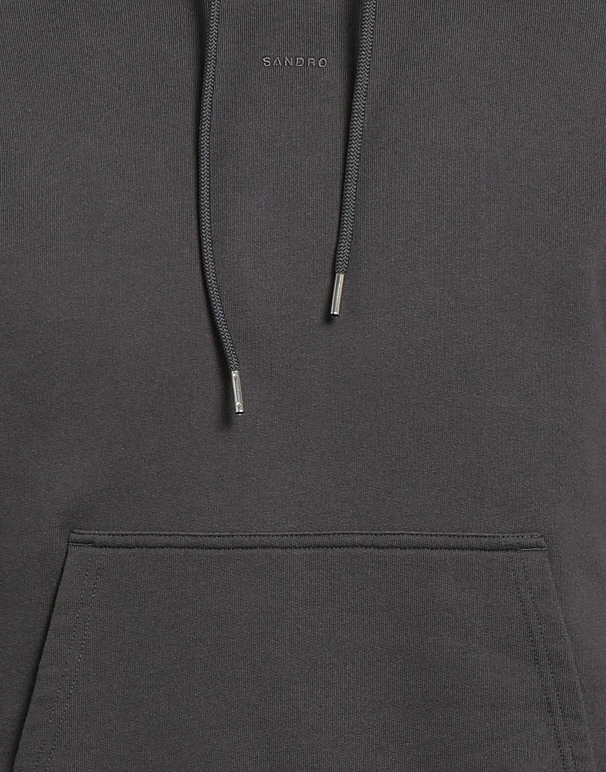 Sandro Mens Sweatshirt Charcoal