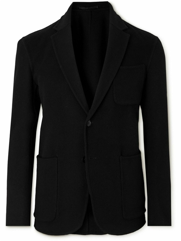 Photo: Mr P. - Unstructured Cashmere and Virgin-Wool Blend Blazer - Black