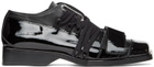 Georges Wendell Black Patent GW Formal Derbys