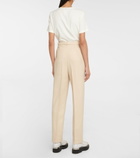 Peter Do - High-rise wool-blend straight pants