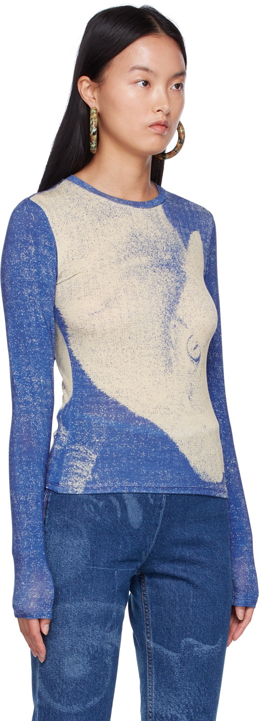 Paloma Wool Blue Flovi Long Sleeve T-Shirt Paloma Wool