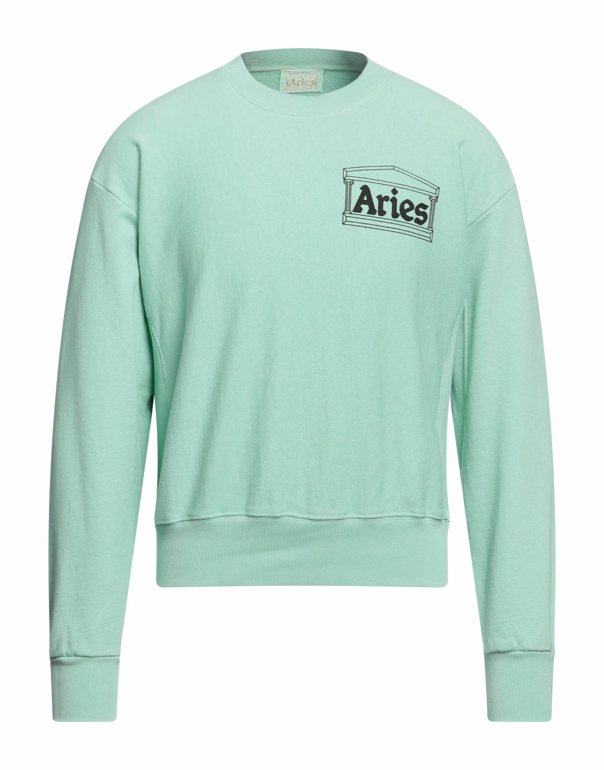 Aries Mens Sweatshirt Light in Green