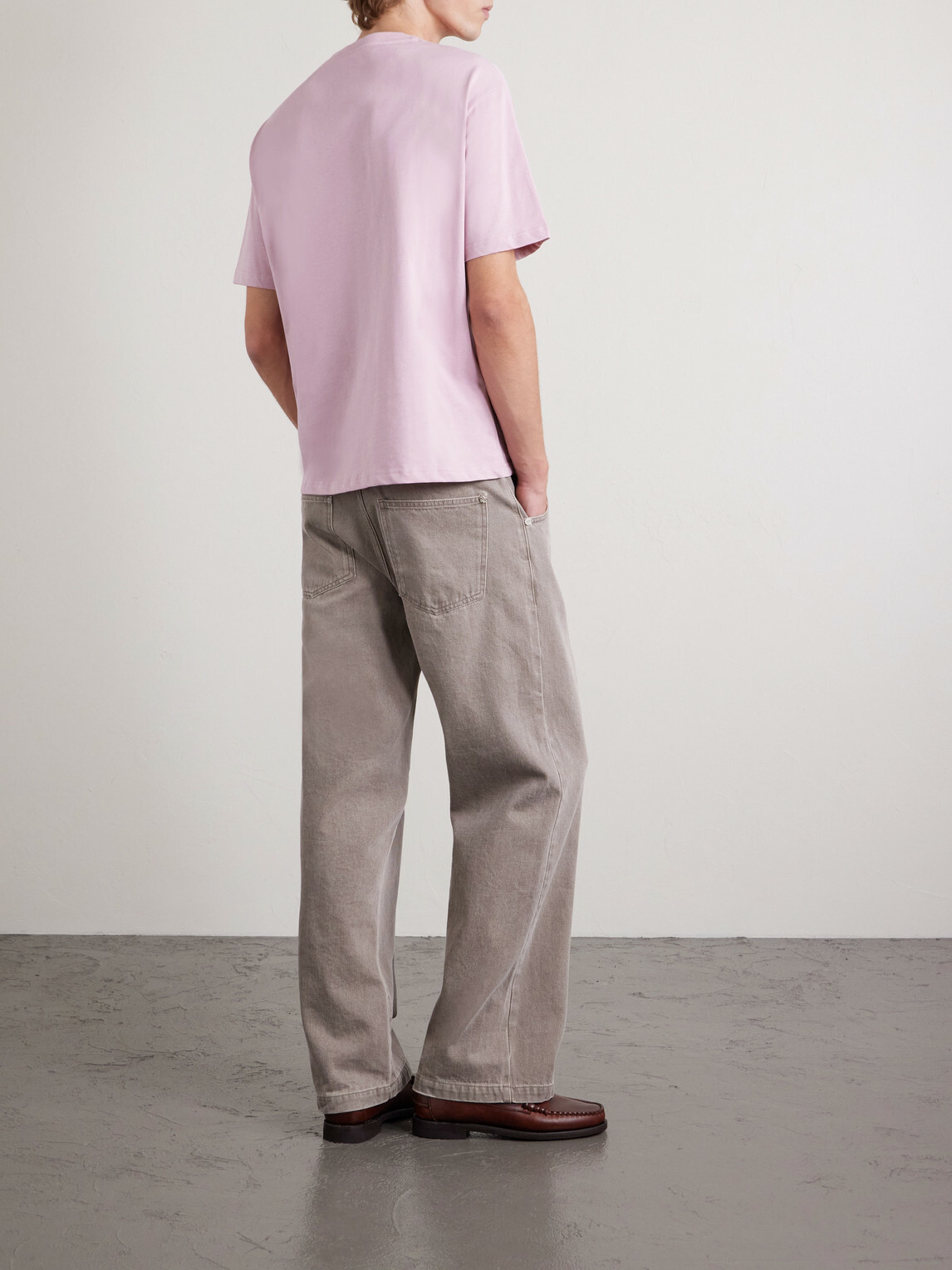 MANAAKI - Logo-Print Organic Cotton-Jersey T-Shirt - Pink