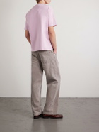 MANAAKI - Logo-Print Organic Cotton-Jersey T-Shirt - Pink