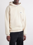 Jacquemus - Logo-Appliquéd Cotton-Jersey Hoodie - Neutrals