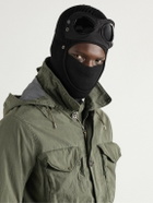 C.P. Company - Shell-Trimmed Ribbed Merino Wool Balaclava