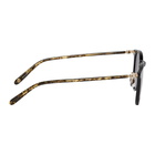 Garrett Leight Black and Gold Ocean Sunglasses