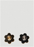 Vice Versa Flower Stud Earrings in Gold