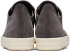 Rick Owens Gray Temple Low Sneakers