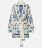 Alanui Echoes Of The Island wool and cotton cardigan