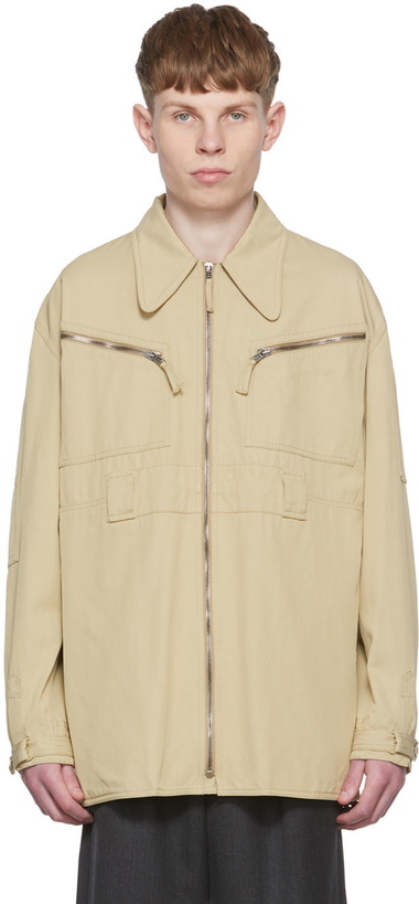 Photo: Maison Margiela Beige Cotton Jacket