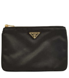 Prada Satin eye mask and pouch set