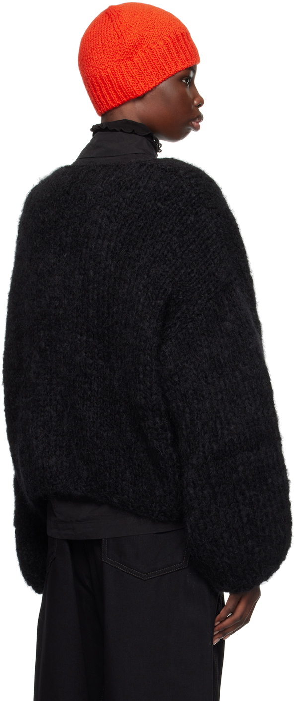 CASEY CASEY Black Shirt Cardigan