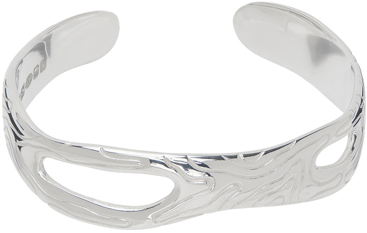 Photo: octi Silver Globe Cuff Bracelet