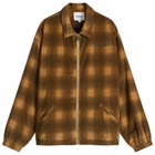 Butter Goods Men's Jive Cord Jacket in Mustard Plaid