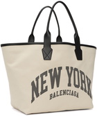 Balenciaga Off-White Large 'New York' Tote