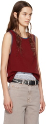 Carter Young Red Embroidered Tank Top