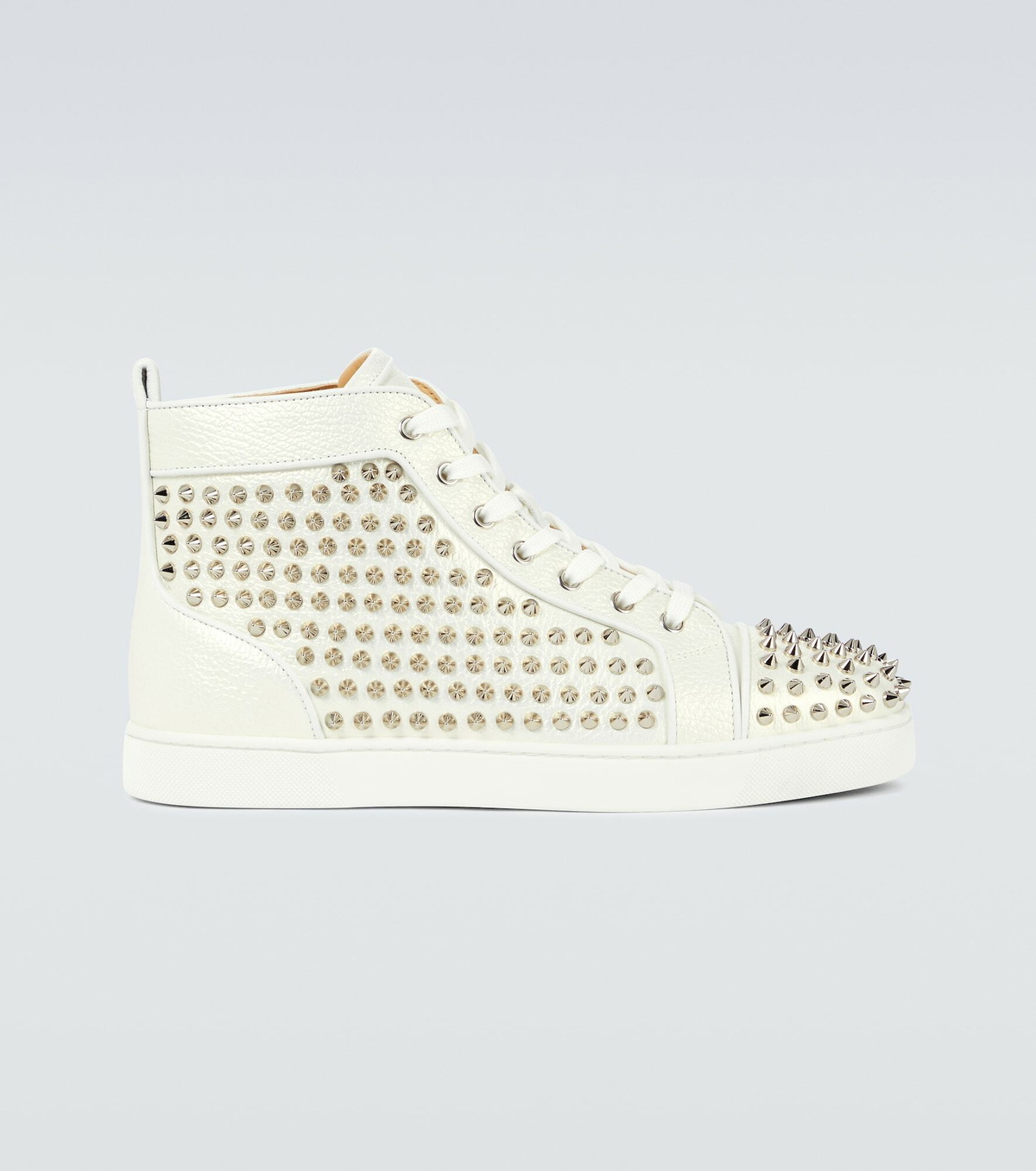 CHRISTIAN LOUBOUTIN Louis Orlato Rubber-Trimmed Mesh and Full