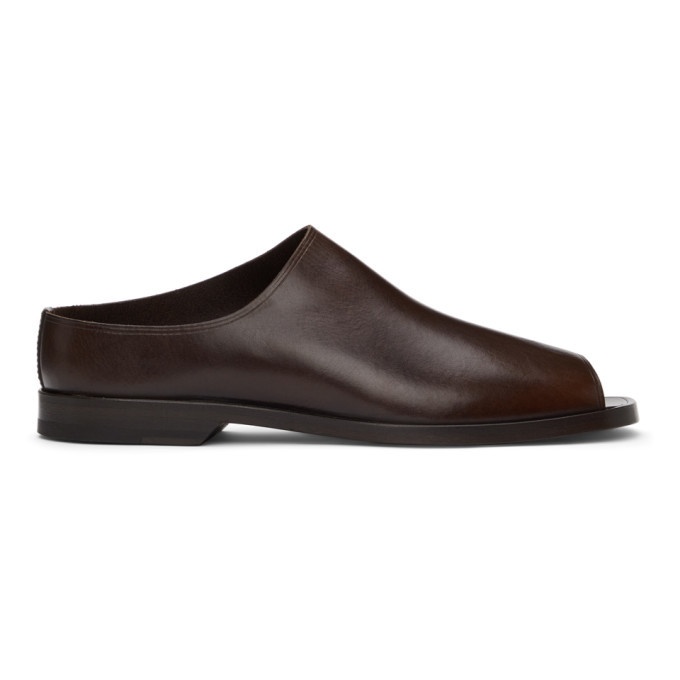 Photo: Lemaire Brown Flat Mules