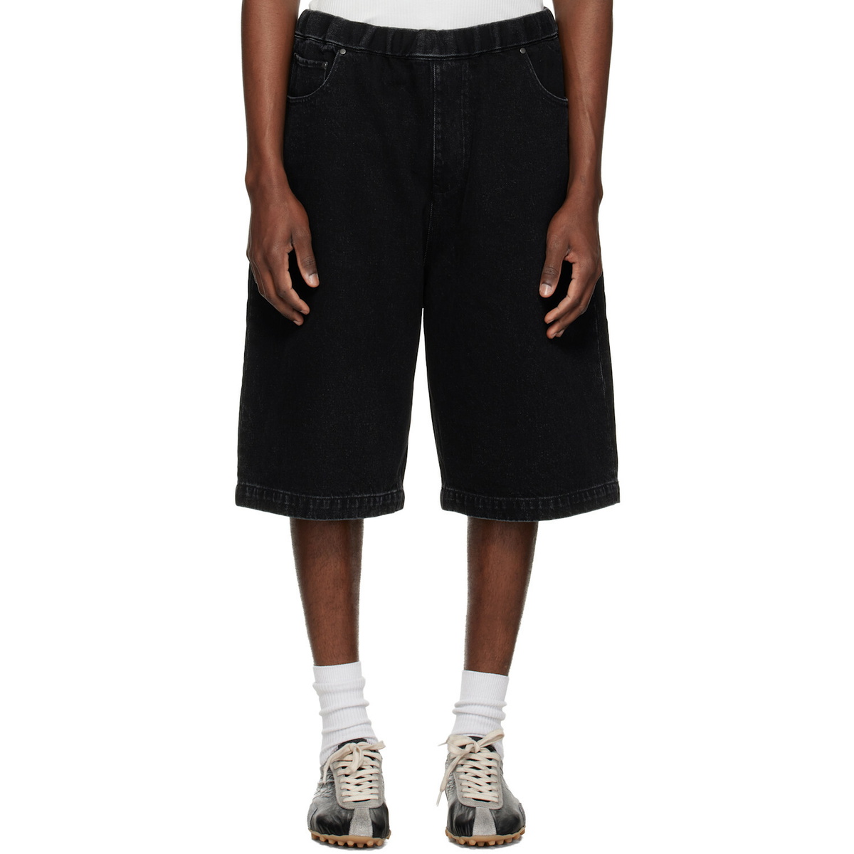 Entire Studios Black Spar Shorts