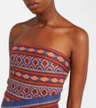 Johanna Ortiz Printed wrap dress