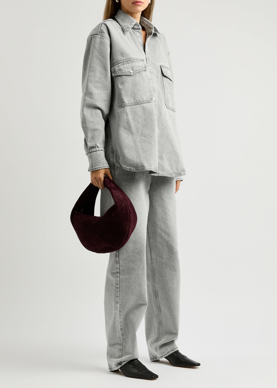 Petar Petrov Get Up Denim Shirt Grey Light