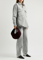 Petar Petrov Get Up Denim Shirt Grey Light