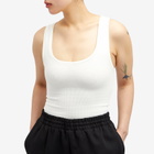 WARDROBE.NYC Women's Crop Tank Top in White