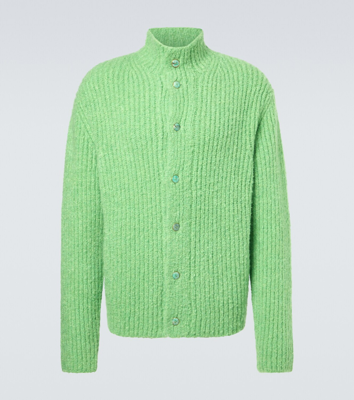God's True Cashmere Ribbed-knit cashmere bouclé cardigan