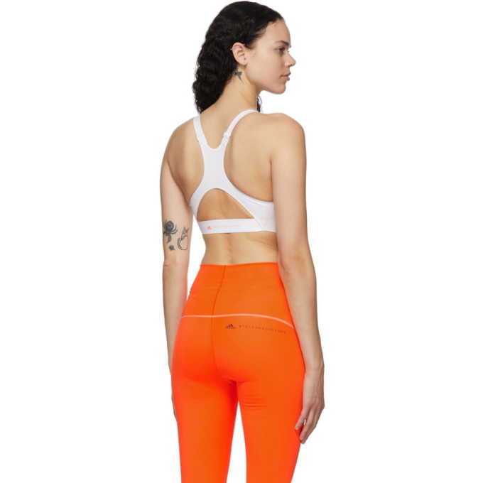 TruePurpose sports bra in orange - Adidas By Stella Mc Cartney