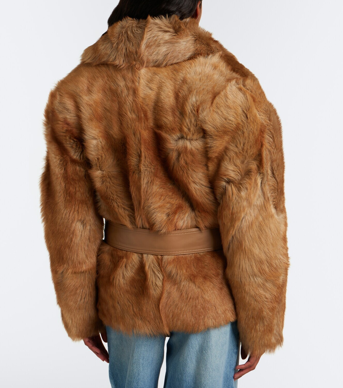 Zimmermann Valiant belted shearling jacket