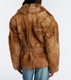 Zimmermann Valiant belted shearling jacket