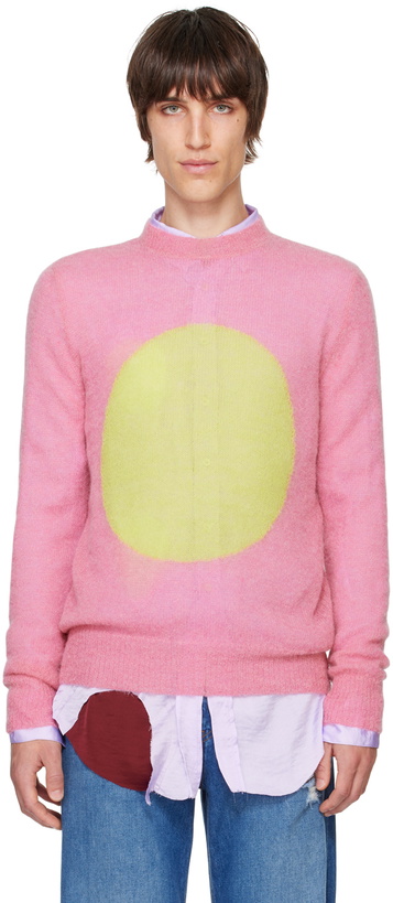 Photo: Edward Cuming Pink Open Heart Sweater