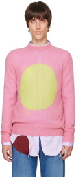 Edward Cuming Pink Open Heart Sweater