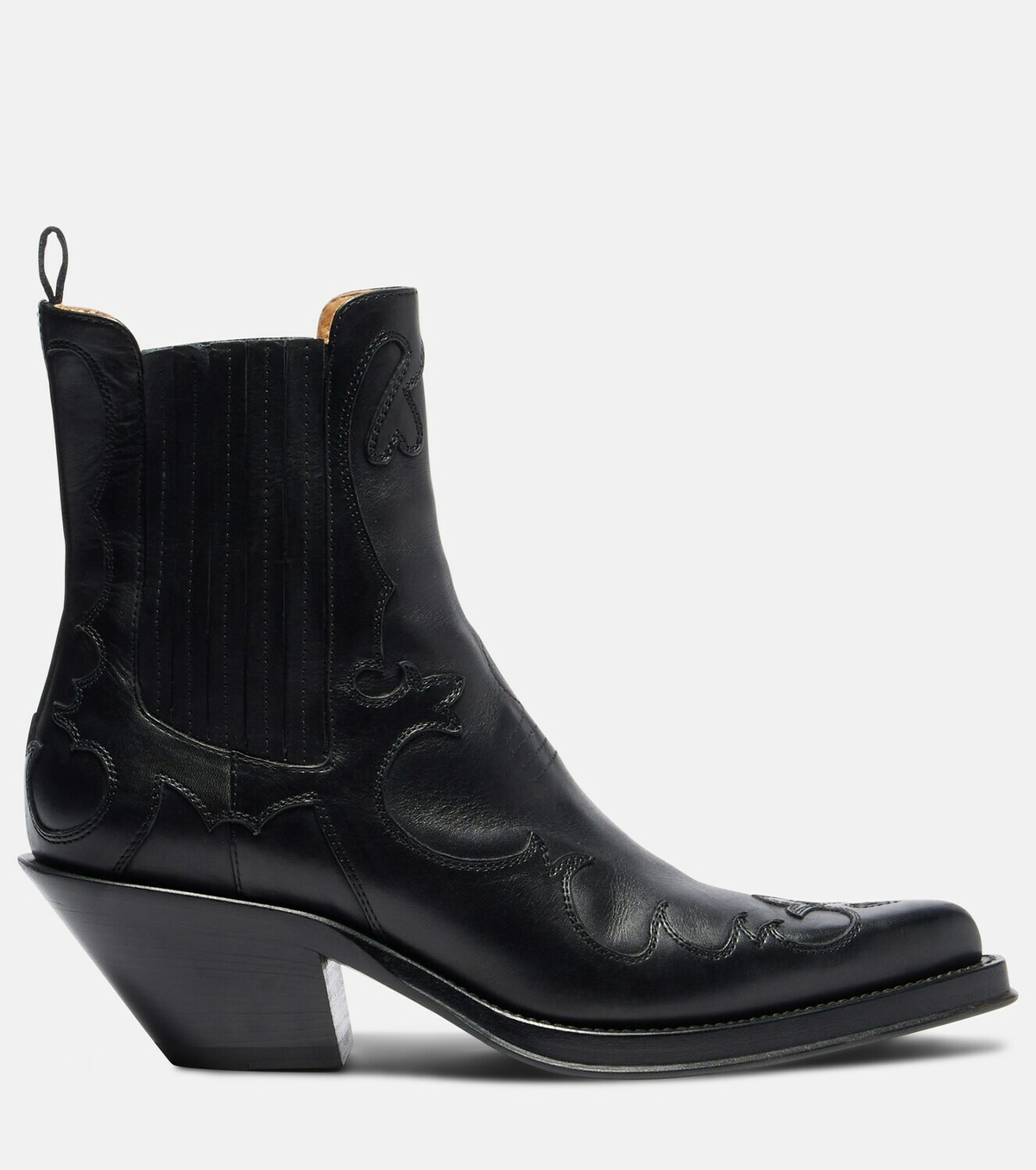 Gabriela Hearst Cassidy cow-print leather cowboy boots
