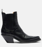 Gabriela Hearst Cassidy cow-print leather cowboy boots